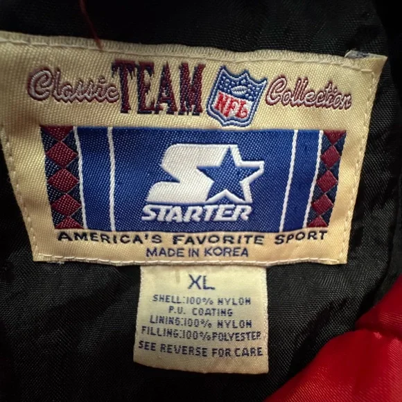 STARTER Black and Red Jacket - Picture 4 of 4